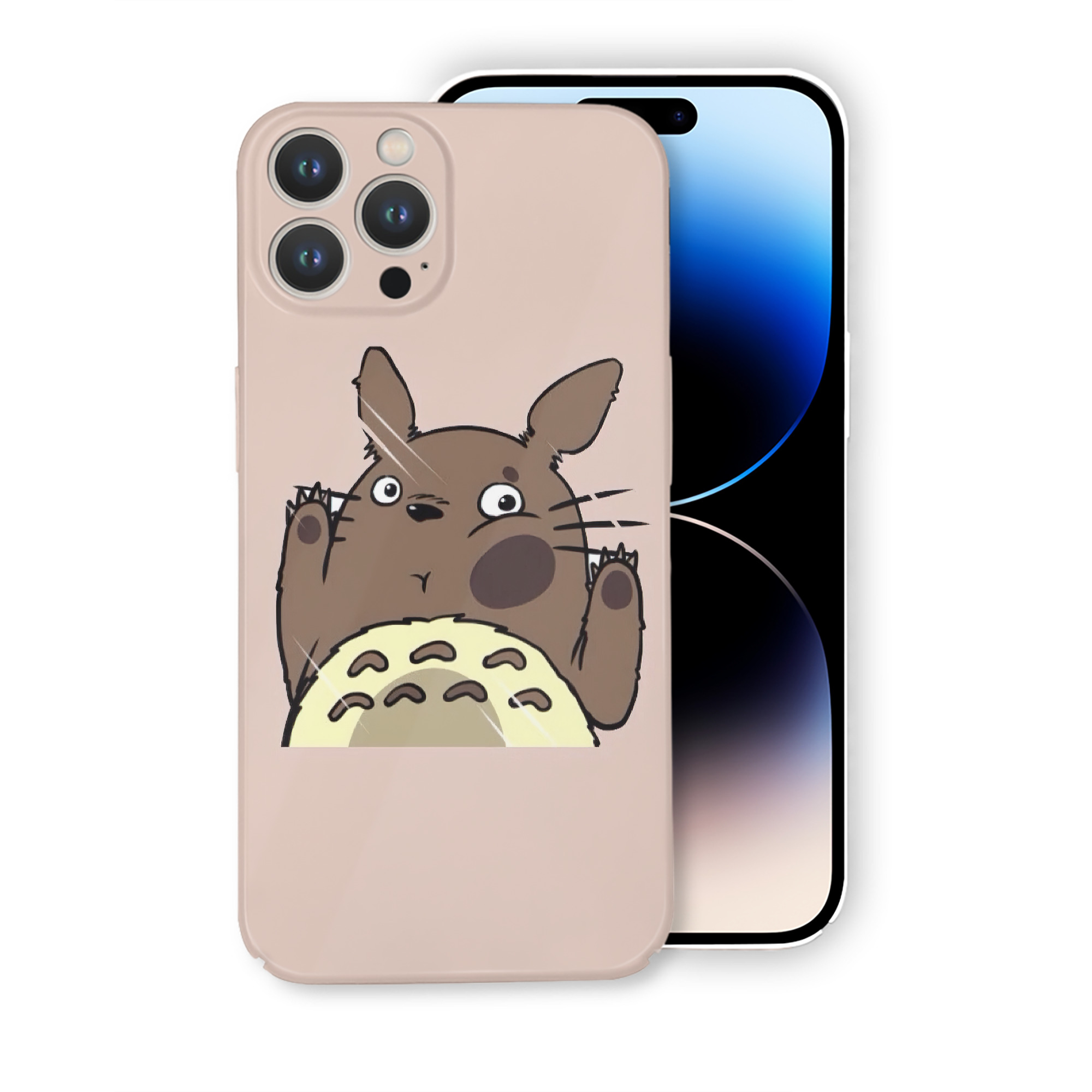 （画像用） となりのトトロ 草壁メイ 草壁サツキ My Neighbor Totoro Satsuki Kusakabe Mei Kusakabe 【iPhone 14シリーズ対応】ハードケース